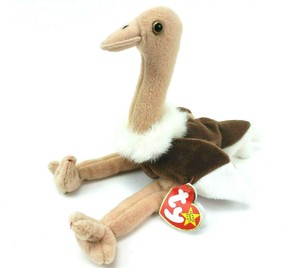 ostrich beanie baby