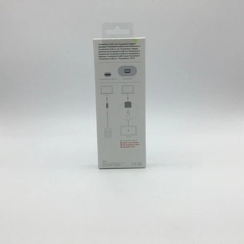 Apple A1790 ThunderBolt 3 Male (USB-C) to ThunderBolt 2 Female Adapter - Picture 5 of 5