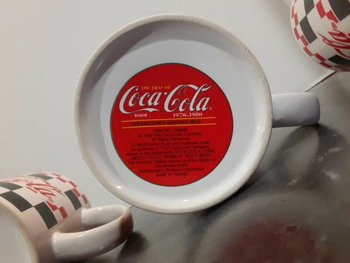 Coca Cola Mugs. 4 total mugs 3 from 2000 and 1 from 1995 - Picture 4 of 4