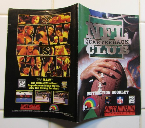 Super Nintendo SPORTS instruction manuals SNES -- you pick -- free shipping!! - Picture 240 of 458