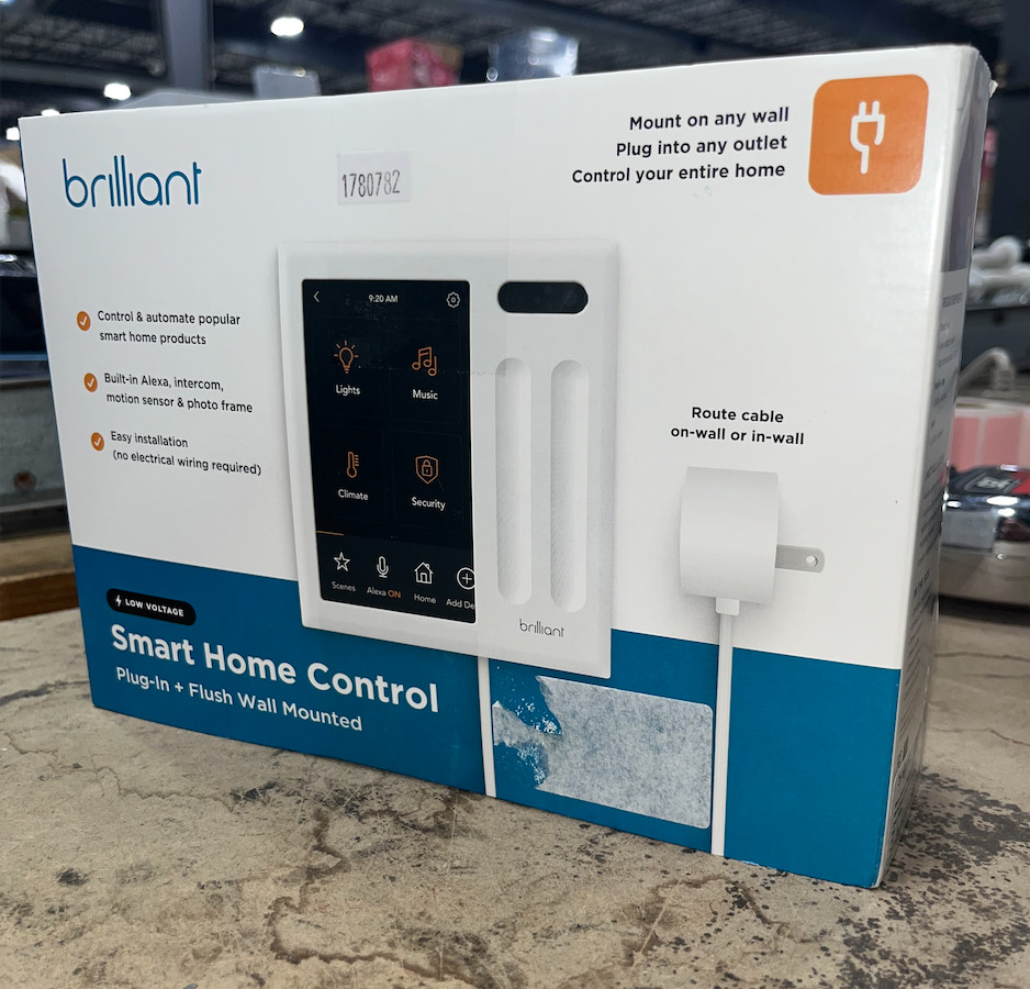 Brilliant Smart Home Control - 2-Switch Plug-In Model - Low Voltage Only