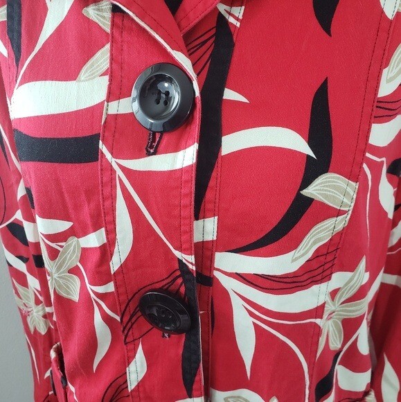 Westbound Floral Print Statement Jacket sz Medium - image 6