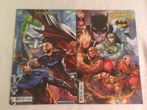 BATMAN/FAZE CLAN #1 Two Cover Versions, VFNM Condition
