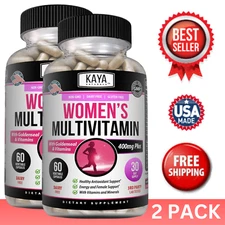 (2 Pack) Womens Multivitamin MultiMineral Increase Energy Metabolism Vibrance