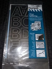 Chartpak Press-On Vinyl Letters & Numbers   Self Adhesive Black 2" 77/Pack
