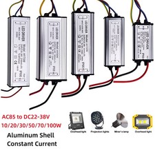 Led Driver Power Supply Ac85-265v 220v 300ma-3000ma 10w-100w Transformer Adapter