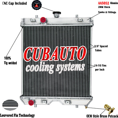 Upgrade Aluminum Radiator For Kubota Tractor L3240DT L3240F L3240HST TD110-16010