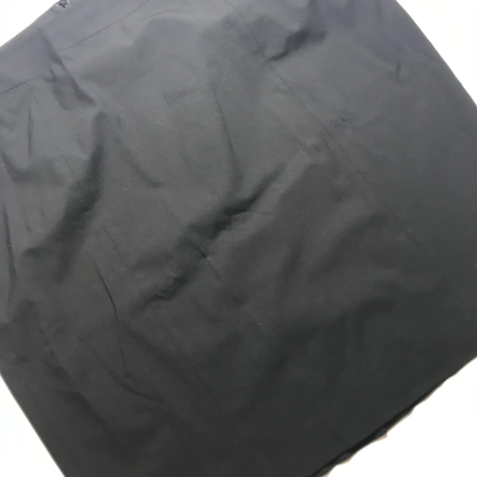 Женская юбка Sejour 18W Plus однотонная черная с подкладкой-карандашем на молнии сзади офисная карьера - Изображение 2 из 4