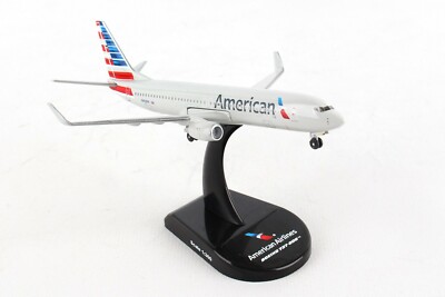 POSTAGE STAMP (PS5815-2) AMERICAN 737-800 1:300 SCALE DIECAST METAL MODEL