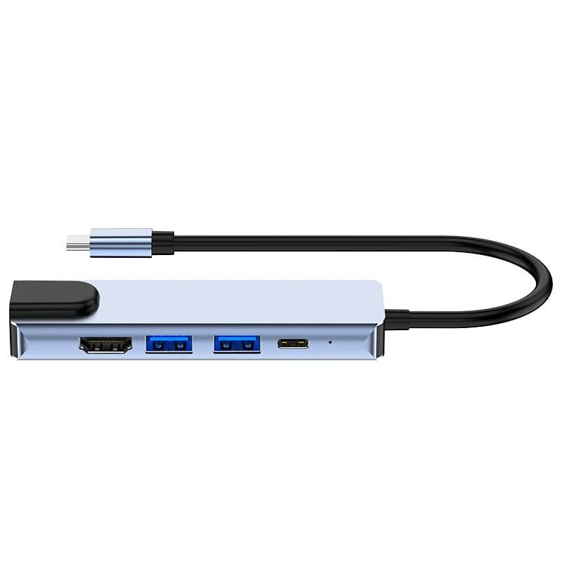 5-in-1 USB C Hub with Ethernet 1000Mbps 4K HDMI & USB Ports