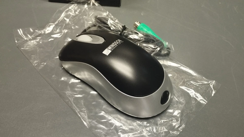 Vintage new Windsor PS/2 3 Button scroll Optical mouse 800dpi - Image 4 of 4