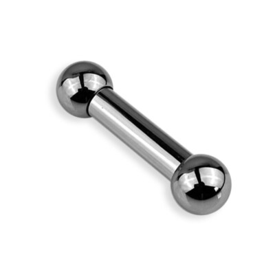 Titan Hochglanzpolierter Barbell, Piercing, Kugelhantel, Piercingstab mit Kugeln
