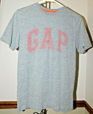 Gap T-Shirt Kids Boys Gray Logo Tee Top Size XXL
