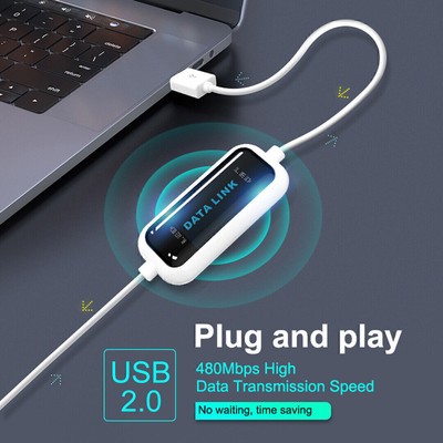 PC zu PC USB 2.0 Datenkabel Data Kabel link Kabel Ladekabel Datentransfer Cable!