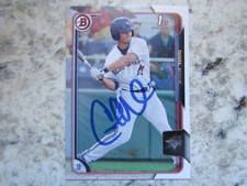 Blue Jays Carl Wise Signed Autographed 2015 1st Bowman Mint