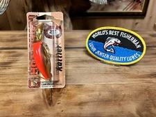 Vintage Luhr Jensen Pre Rapala Hot Shot 25 Rattler Color 942 Salmon Fishing Lure