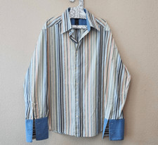 Claiborne Modern Fit Striped Dress Shirt, Mens XL