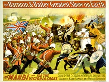 Barnum Bailey 1897a The Mahdi  Circus  Poster Print 17 x 11  Giclee Print