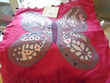 Pottery Barn Kids Woodland Butterfly Pillow cover 16 New w tag