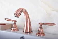 8" Widespread Bathroom Basin Faucet Vanity Sink 2 Knob Tub Waterfall Mixer Tap