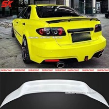 Fit For 2003-2008 Mazda 6 Pearl White New Style Rear Trunk Lip Spoiler Wing Kits Fit For 2003-2008 Mazda 6 Pearl White New Style Rear Trunk Lip Spoiler Wing Kits