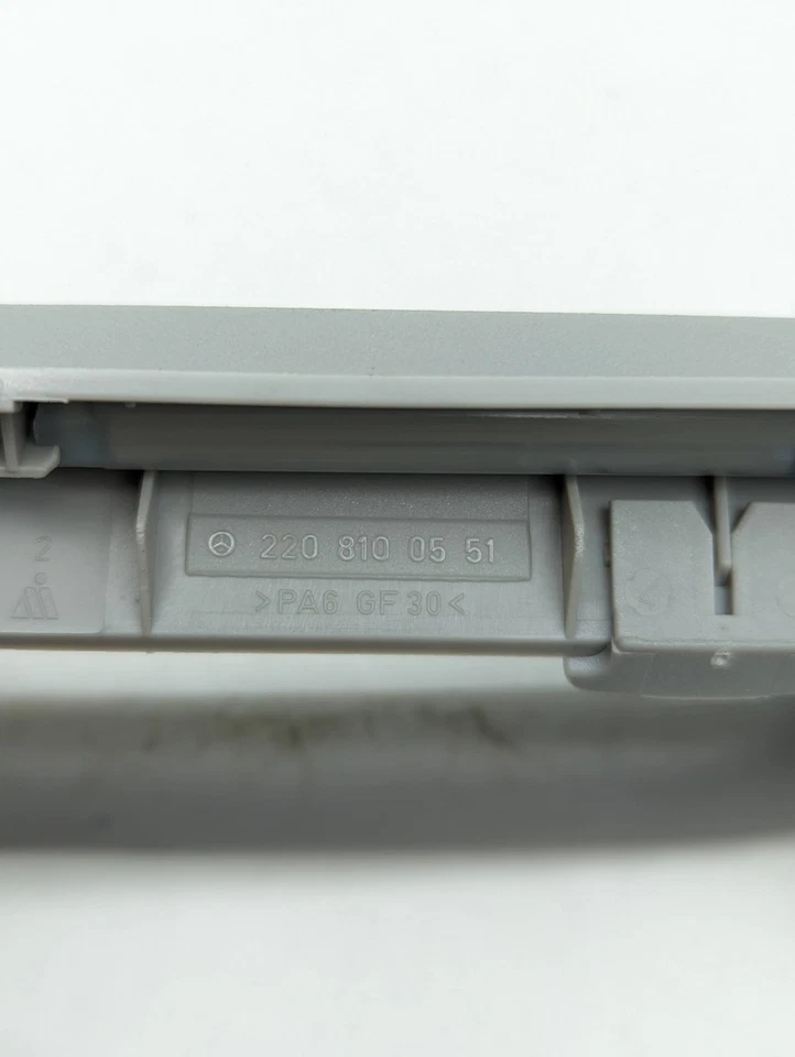 Juego de manijas de agarre de techo superior gris OEM Mercedes-Benz S430 W220 2000-2006 Foto 4 de 4