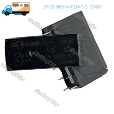 2PCS Automotive Power Relay 8-Pins For Song Chuan 888HN-1CH-F-C 12VDC 17A 250VAC