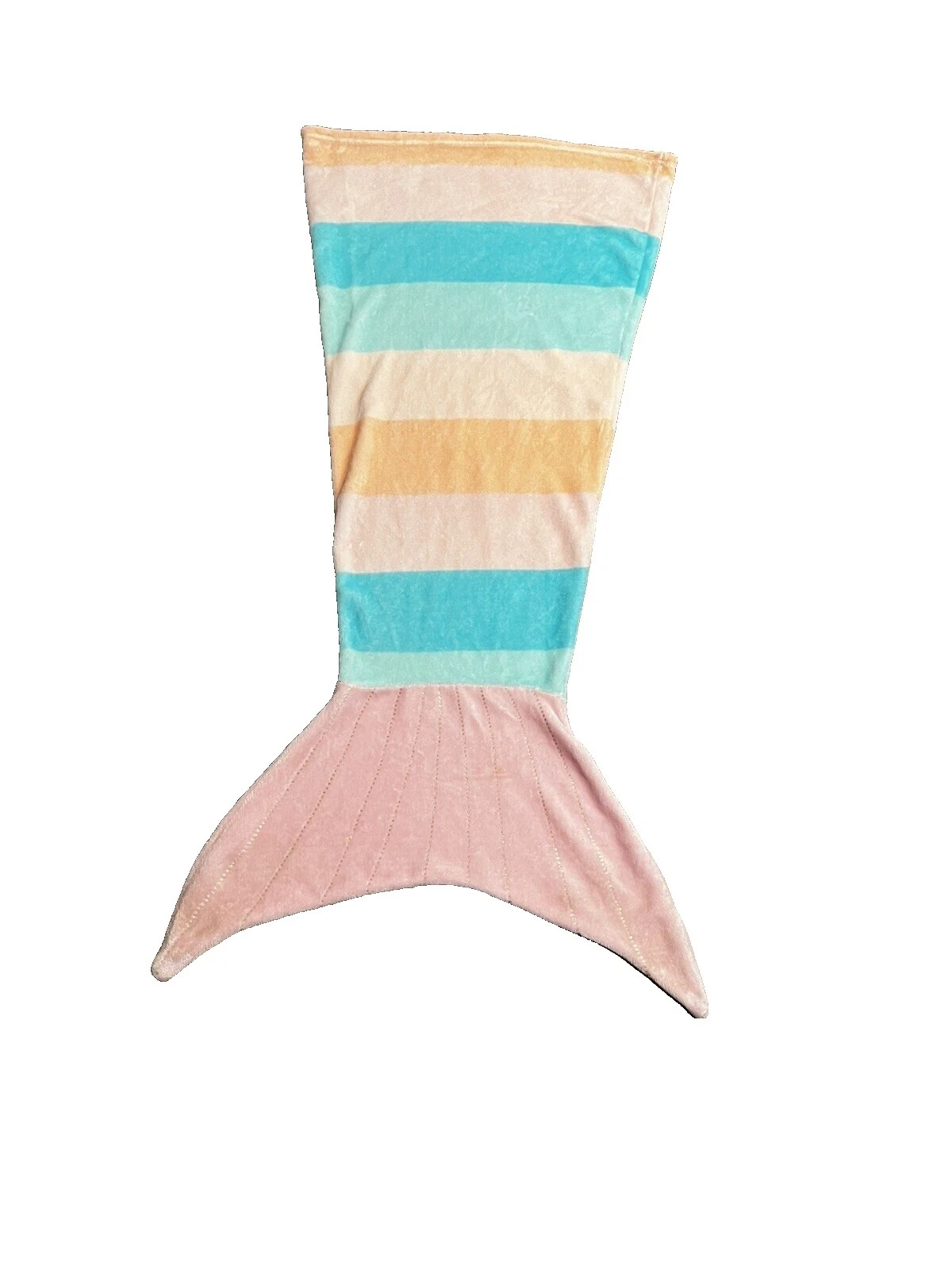 Polyester Stripes Mermaids Blankets & Throws