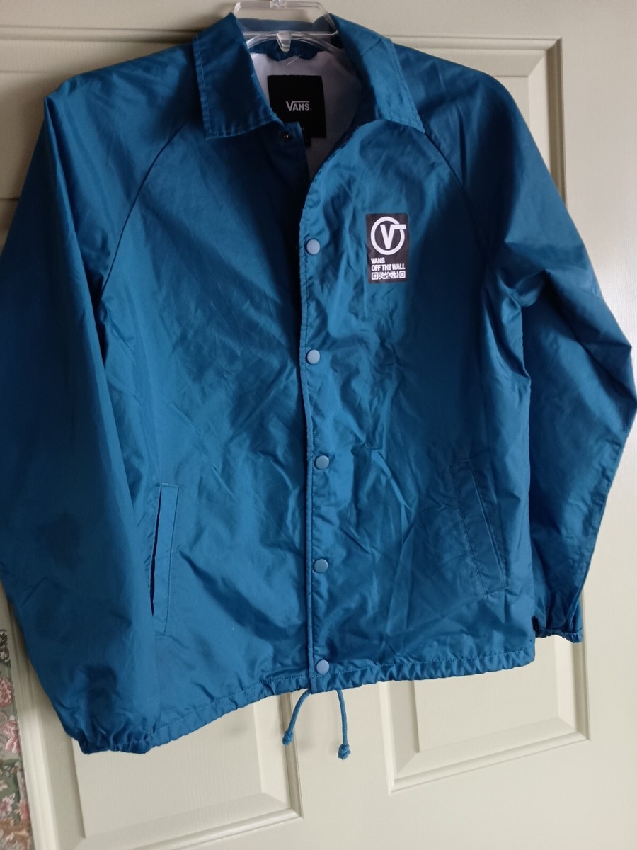Vans Off The Wall Windbreaker Lined Jacket Men Size Small