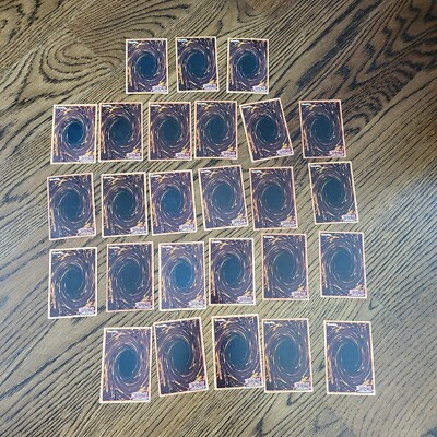 used yugioh cards Used Yugioh Silver Letter Cards (Lot Of 26) *See Detailed Photos*
