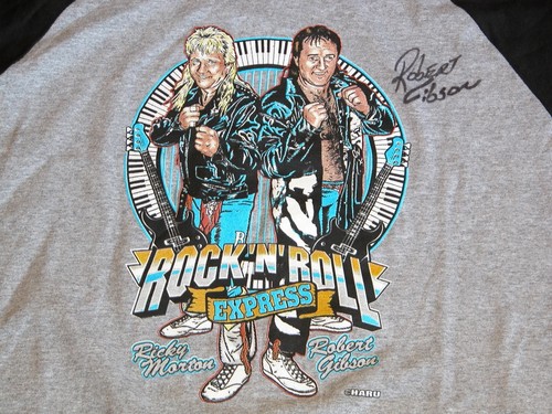 Vtg Wrestling WWF T-Shirt Rob Gibson 