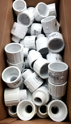 CASE OF 50, IPEX 435616 Reducing Pipe Adapter, 1 x 3/4 in, Slip x MPT, SCH 40 Sc