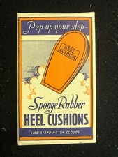 Box of Vintage Paramount Sponge Rubber Heel Cushions 12-13