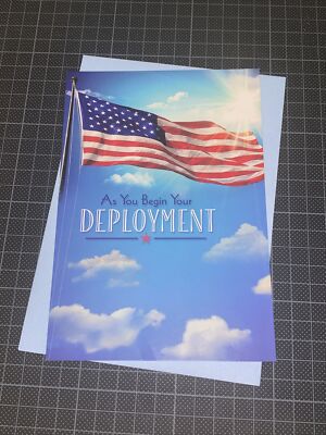 Hallmark Deployment Card: American Flag Make A Better World Countdown Come Home