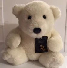 24K Mighty Star Polar Bear Curt 1996 Retired 4185 plush