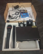 Debra AU-200 Professional UHF Wireless Microphone System Handheld Mic Audio