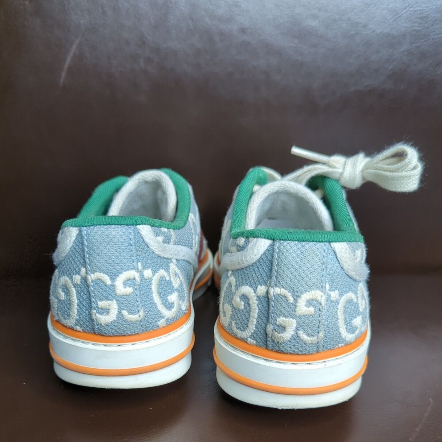 Gucci Tennis 1977 Light Blue Cotton Size 35 US 5 … - image 8