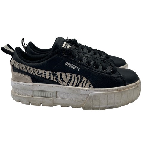 puma mayze platform black