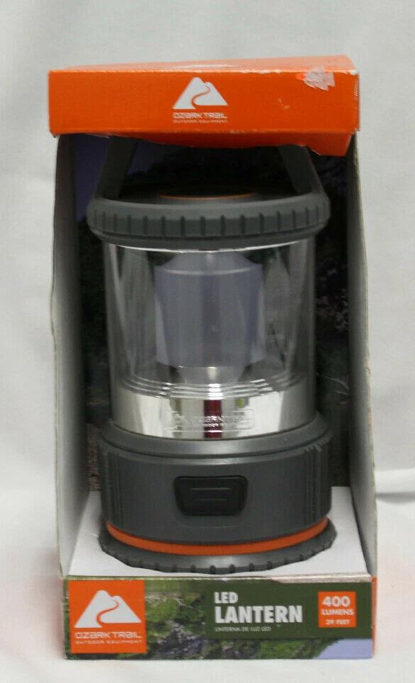 Ozark Trail Outdoor Equipment 400 Lumen LED Camping Lantern - Dark Gray