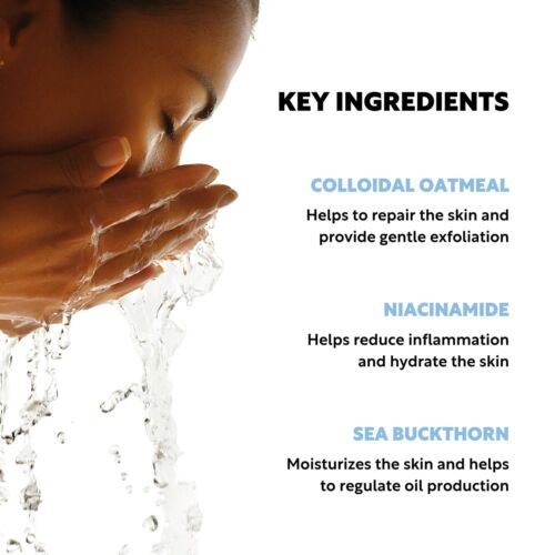 Clever Soap 2% Colloidal Oatmeal & Niacinamide Face Wash - Hydrating Cleanser - Picture 4 of 7
