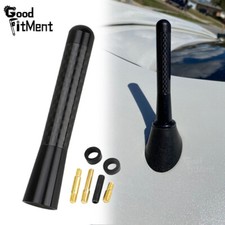 3 Short Radio Antenna Mast Whip Amfm Carbon Fiber For Mitsubishi Lancer Evo 8