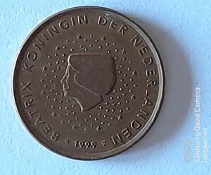1 euro beatrix koningin der nederlanden 2000