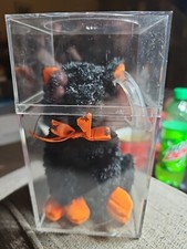 Fraidy The Black Cat - Ty Beanie Babies Collectible Halloween Clean W/Case
