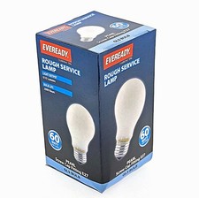 10 x Eveready 60w Pearl ES E27 Screw GLS Dimmable Light Bulb Warm White