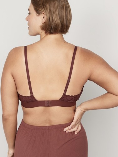 Top bralette in pizzo Old Navy da donna taglia 3X ~ ... birra radice $25 .. nuovo con etichette - Foto 2 di 6