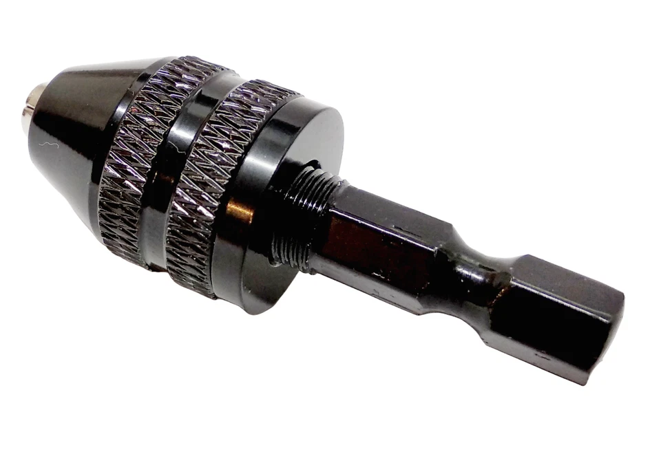 Mini Bohrer Adapter Bit Bohrfutter 0,3-4mm schlüssellos Sechskant 1/4'' HEX NEU - Bild 2 von 3