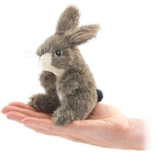 Folkmanis Mini Jack Rabbit Finger Puppet