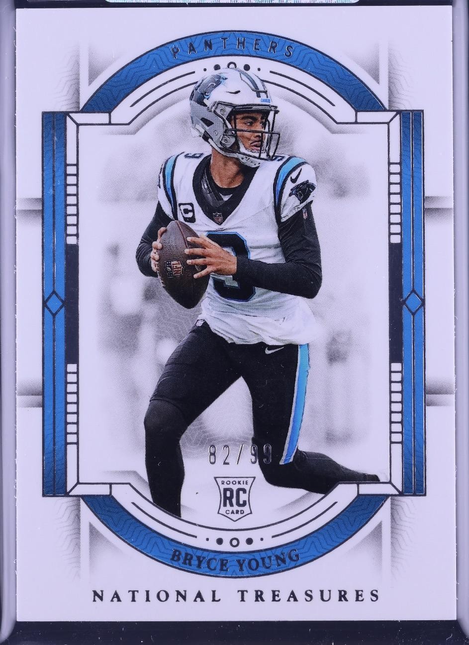 Bryce Young 2023 Panini National Treasures #13 Rookie Card RC Base Panthers