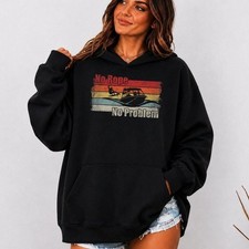 No Rope No Problem Wakesurfing Boat Lake Surf Hoodie Wakesurf