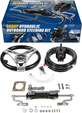 350HP Boat Outboard Hydraulic Steering System Kit For Yamaha/Suzuki/Honda/Mercur